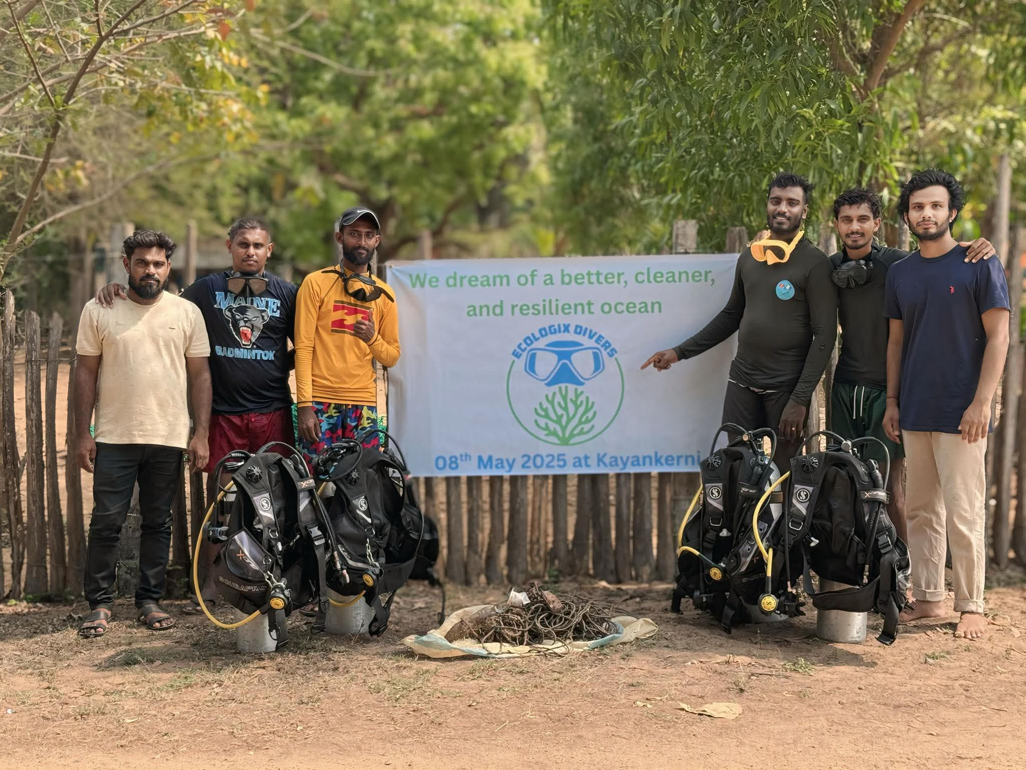 Aerial view of Sri Lanka coastline