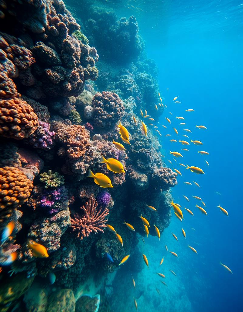 Vibrant coral reef dive in Sri Lanka